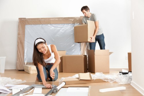 Professional packing and moving boxes for a Croydon home move