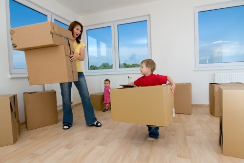 Croydon removal truck ready for household transport
