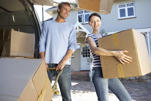 Student move into a Croydon apartment with boxes and furniture