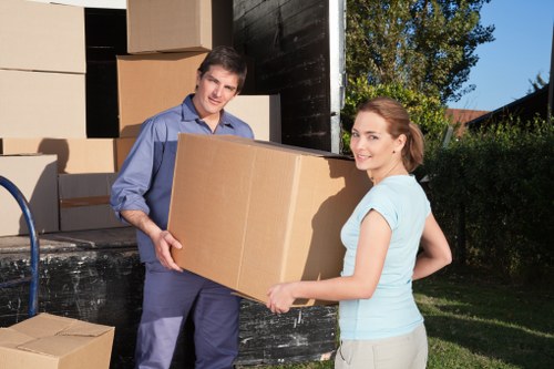 Risk assessment planning before loading a van in Croydon