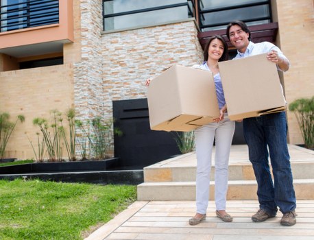 Local Croydon removal team handling furniture in a residential move